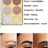 1917641-1 Miss Rose 6 Colors Glow Highlighter Palette