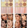 1917646-1 Miss Rose 6 Colors Glow Highlighter Palette