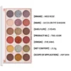 1970096 Miss Rose Sparkle & Matte 18 Shade Eyeshadow Collection