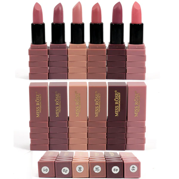 1daa32b6d36074815363446df1f072d7_1000x Miss Rose – New Pack of 6 Matte Lipstick