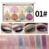 2038665 Miss Rose Galaxy Glow 8-in-1 Pressed Glitter Palette