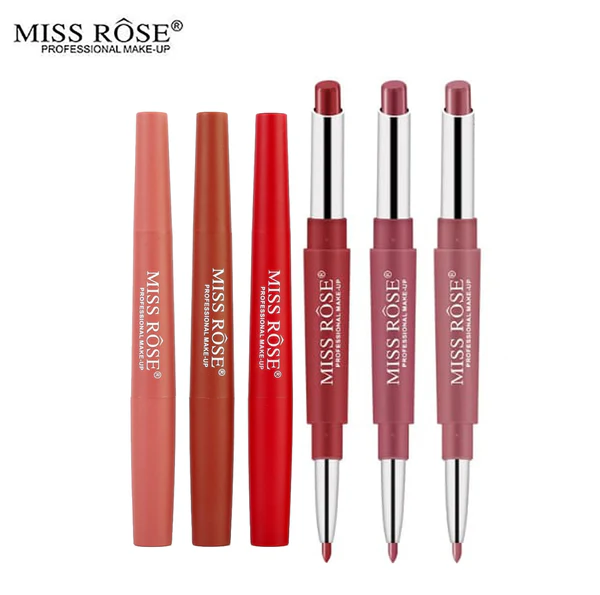 25236fafa8cbae147474421e4f54f9542_1292d32a-9f69-42de-921d-6404a167b937 Miss Rose Lipliner+Lipstick (2 in 1)