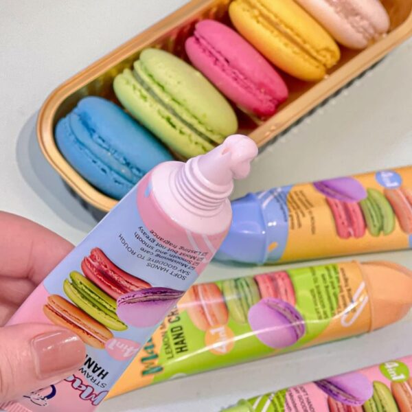 543653589_18020276615765844_7045444092941447073_n Kawaii Macaron Hand Cream Set – (Pack of 5)