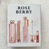 Rose Berry Lip Luxe Trio – Gloss, Balm & Matte Bundle