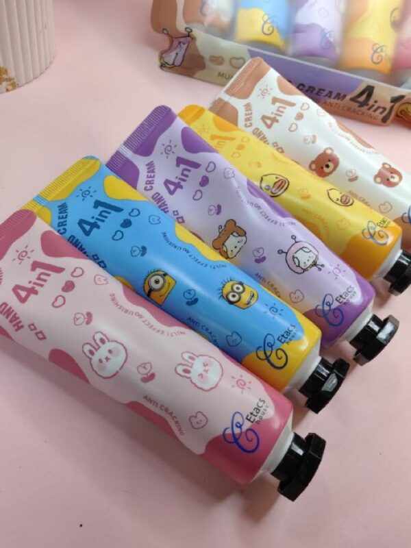 AQADpPoxGxOnWEl9 Kawaii Cartoon Friends Hand Cream Set – (Pack of 5)
