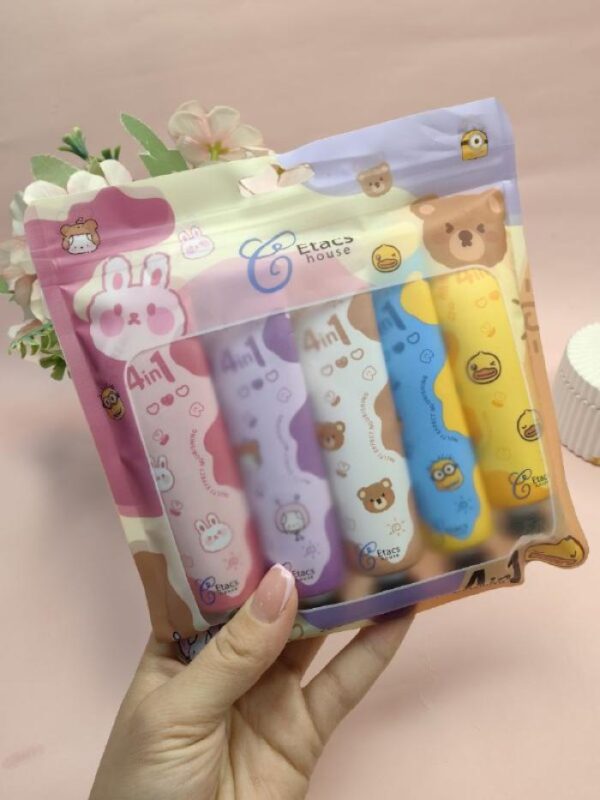 AQADp_oxGxOnWEl9 Kawaii Cartoon Friends Hand Cream Set – (Pack of 5)