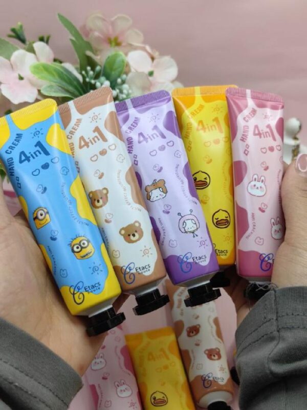 AQADqPoxGxOnWEl9 Kawaii Cartoon Friends Hand Cream Set – (Pack of 5)