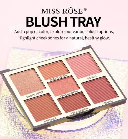 IMG-20221108-WA0007 Miss Rose Color Harmony 7 Shade Blush Tray