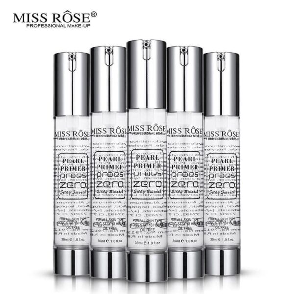 MISS-ROSE-Brand-Makeup-Face-Base-Pearl-Primer-Pore-Zero-Primer-Gel-Silky-Smooth-Skin-Foundation-2 Miss Rose Zero Pores Oil Control Primer