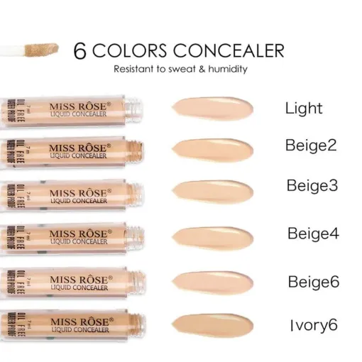 🔍 Miss Rose Full Coverage Liquid Concealer