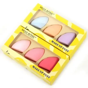 aiui6e4cm6e82hl1683963605 Miss Rose 3 Piece Cut Shape Beauty Puff Set
