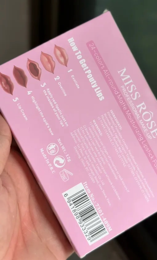 img_3988 Miss Rose Complete Matte Lip Palette – 24 Shades